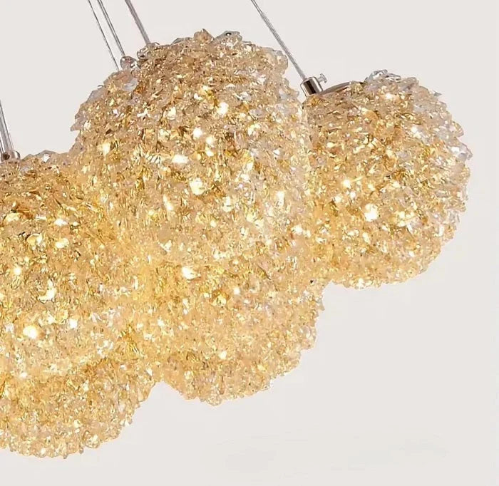 Lustra Suspendata Gold Bundle SPONGE 7xG9