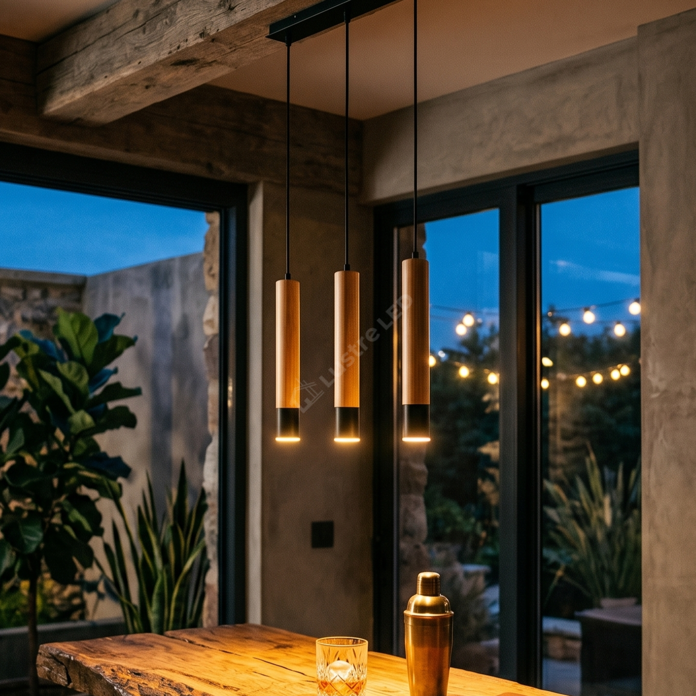 Lustra Suspendata Liniara Vintage VELDEN 3xGU10 Premium