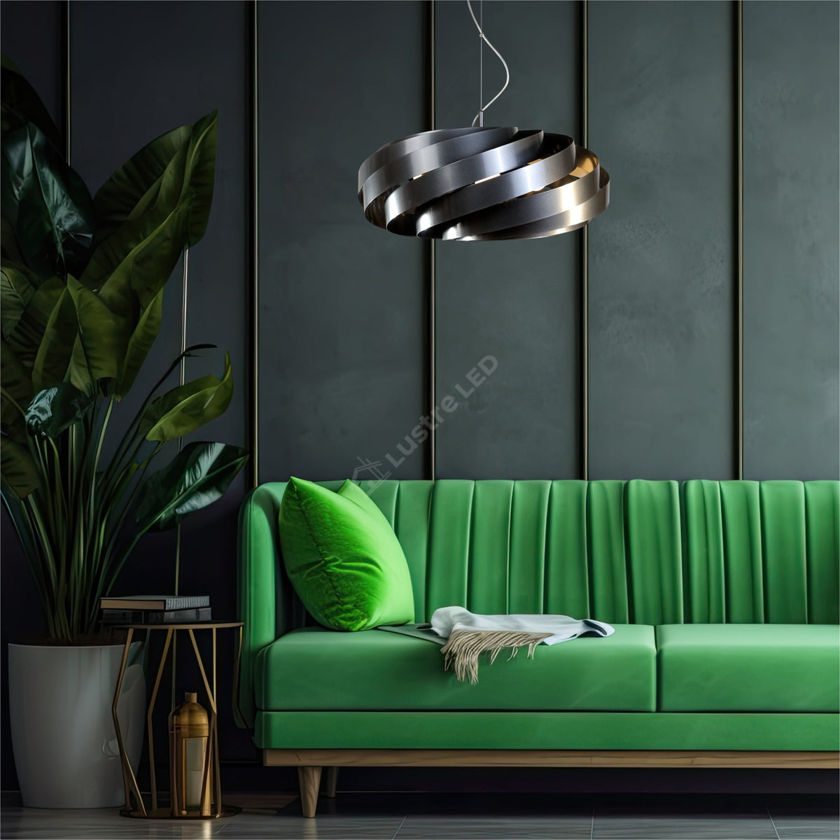 Lustra Suspendata Vento Antrachite Premium Ø60CM