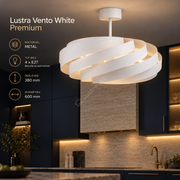 Lustra Vento White Premium Ø60CM