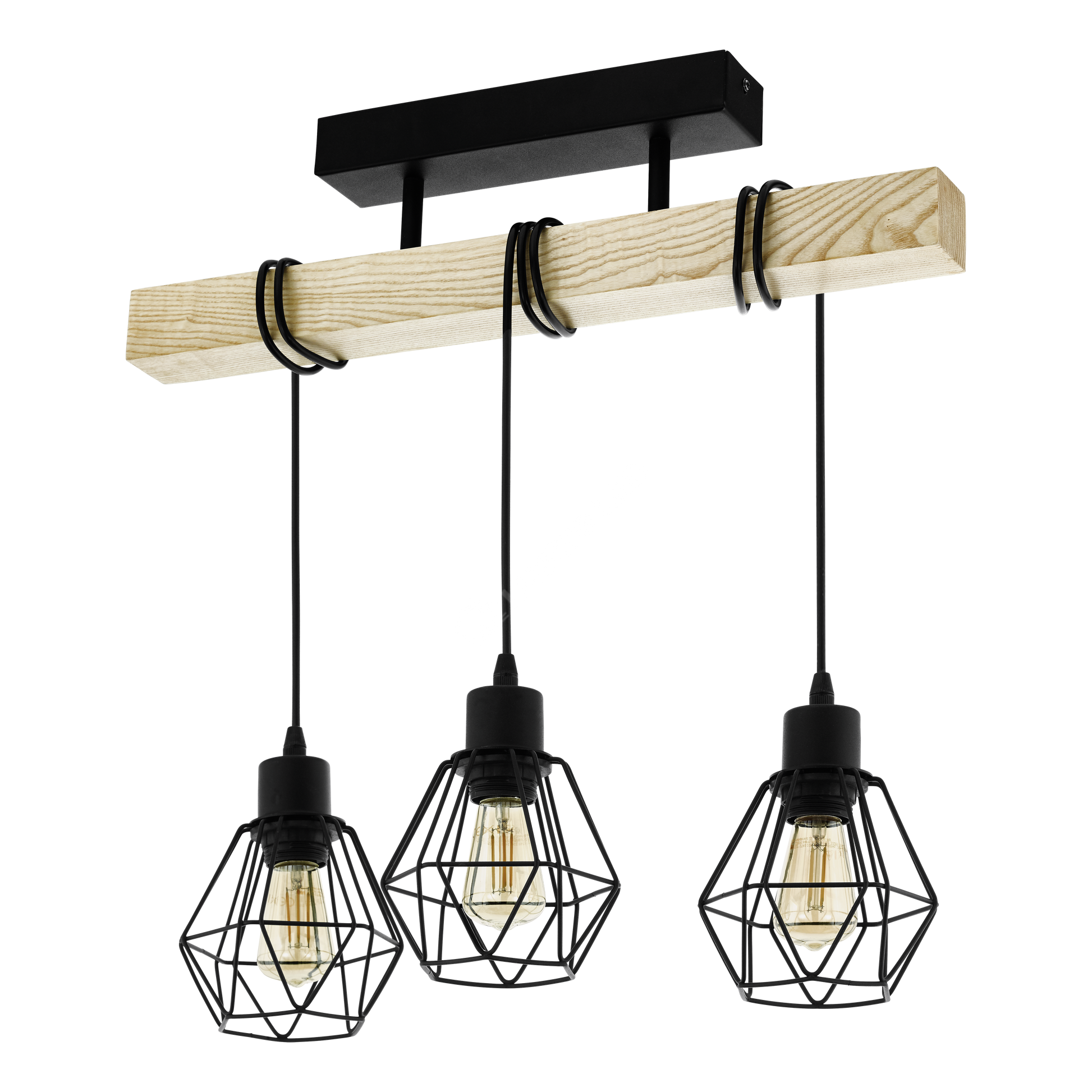 Lustra EGLO TOWNSHEND 5 44074 NEAGRA / VINTAGE SI RETRO DESIGN Lighting Fixtures