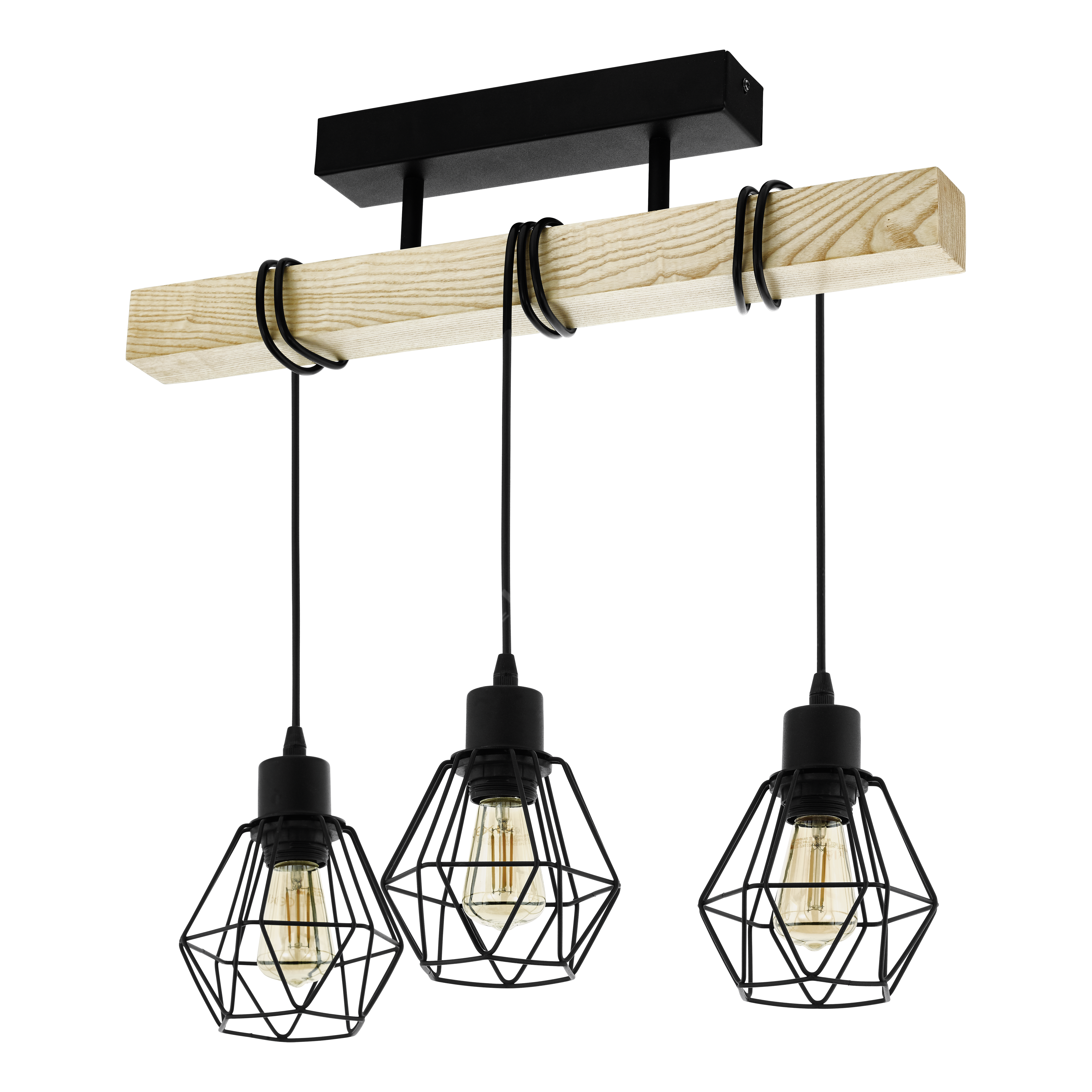 Lustra EGLO TOWNSHEND 5 44074 NEAGRA / VINTAGE SI RETRO DESIGN Lighting Fixtures