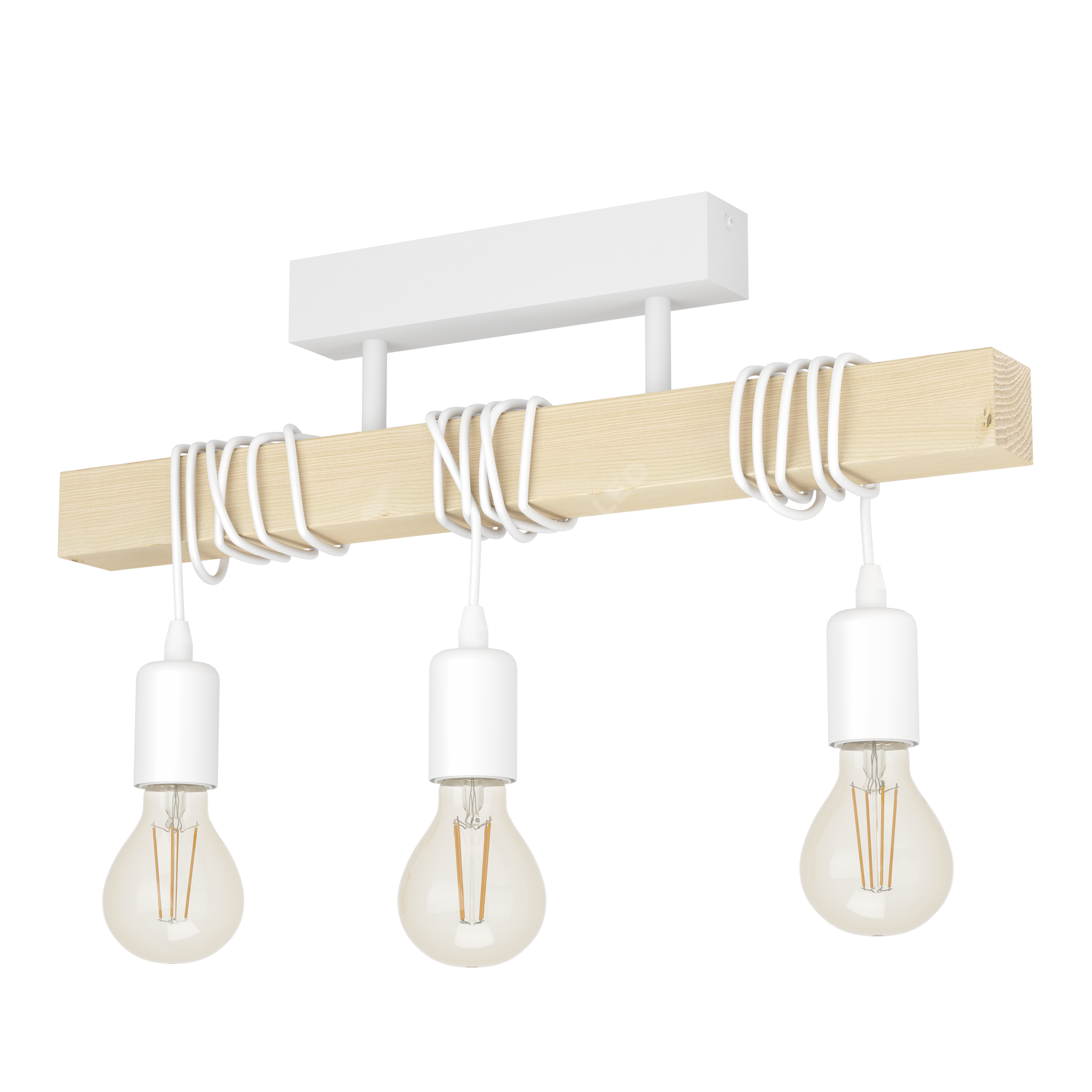 Lustra EGLO TOWNSHEND ALBA 44082 LEMN / VINTAGE SI RETRO DESIGN Lighting Fixtures