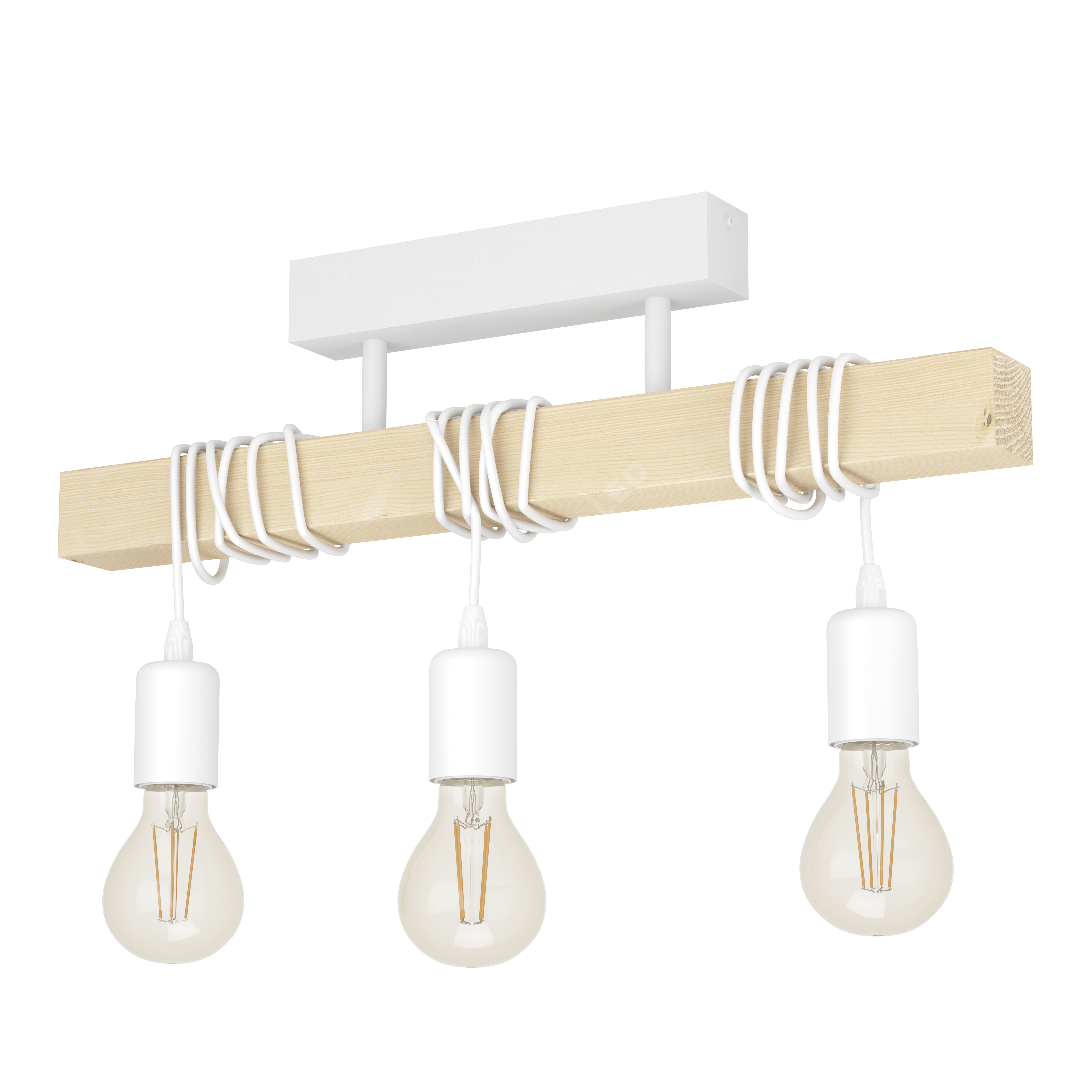 Lustra EGLO TOWNSHEND ALBA 44082 LEMN / VINTAGE SI RETRO DESIGN Lighting Fixtures