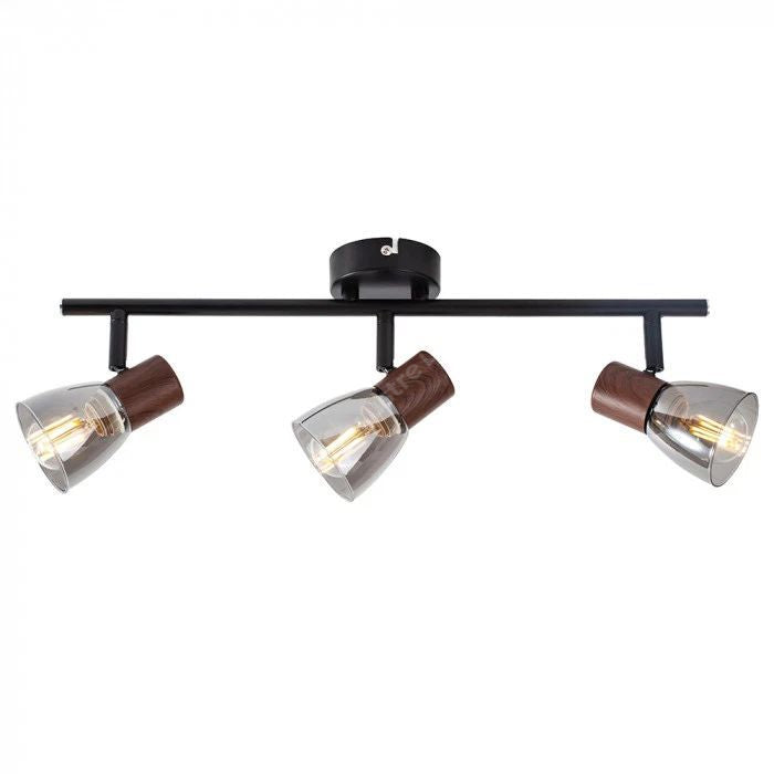 Lustra ZEDY Black cu 3 Spoturi