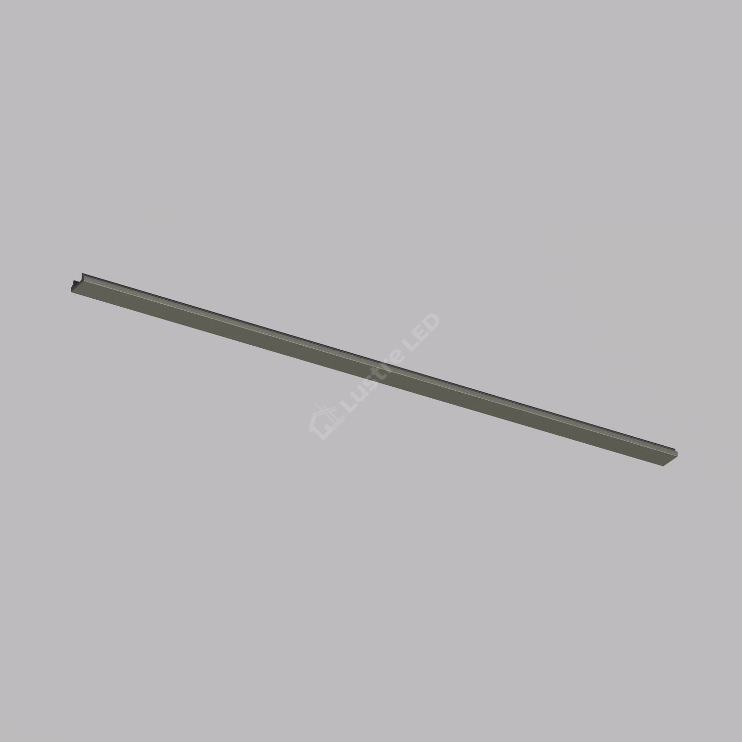 Masca Decorativa pentru Sina Magnetica SHINE TRACK Dark Nickel Premium 50CM