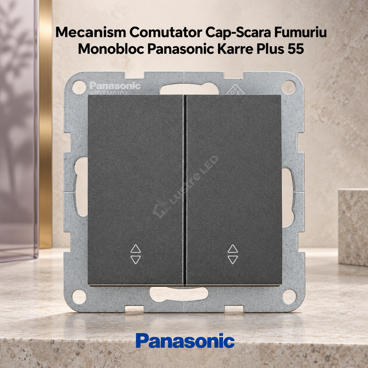 Mecanism Comutator Cap-Scara Fumuriu Monobloc Panasonic Karre Plus 55