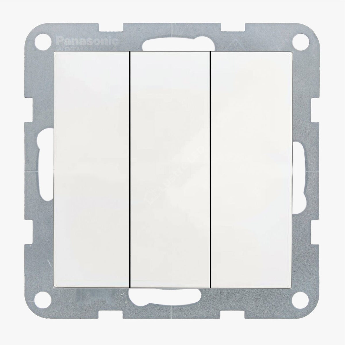 Mecanism Comutator Triplu Simplu Alb Monobloc Panasonic Karre Plus 55