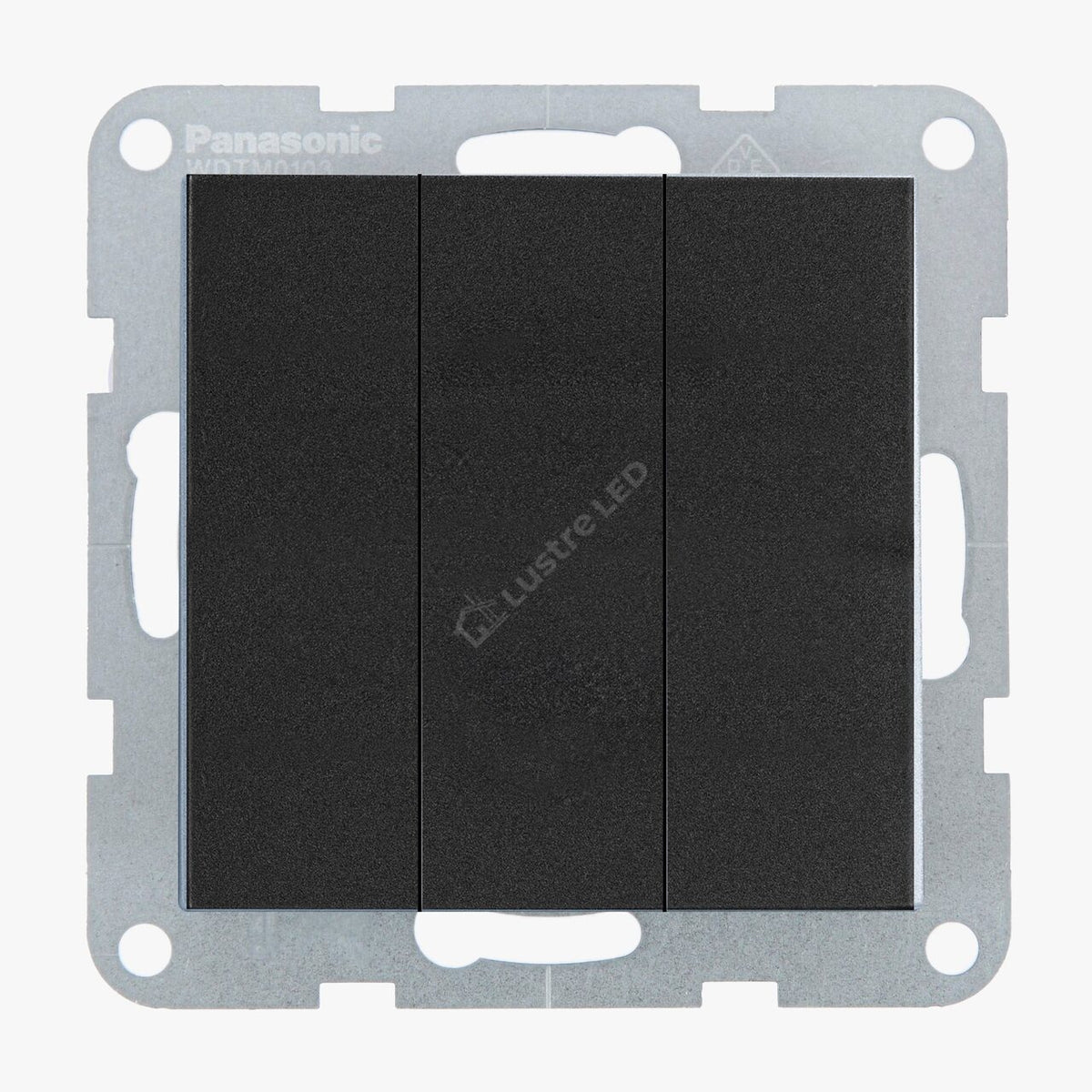 Mecanism Comutator Triplu Simplu Negru Monobloc Panasonic Karre Plus 55