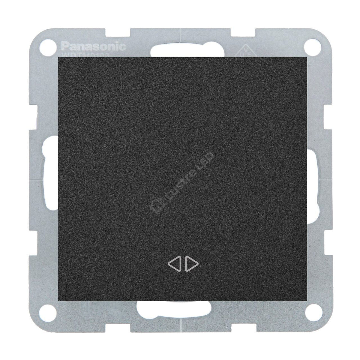 Mecanism Intrerupator Cap-Cruce Negru Monobloc Panasonic Karre Plus 55