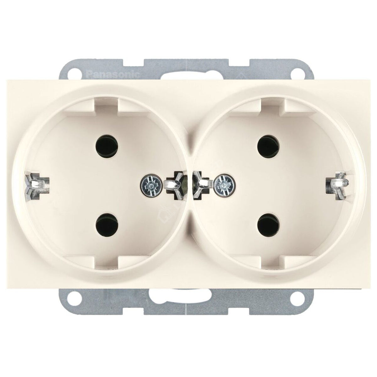 Mecanism Priza Schuko Dubla Bej Monobloc Panasonic Karre Plus 55