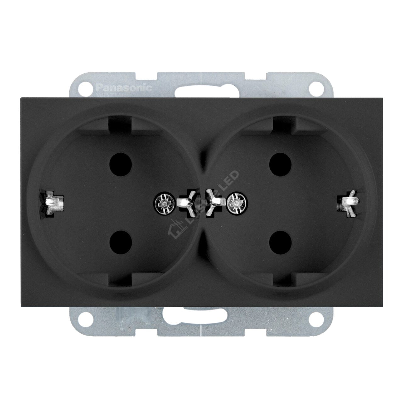 Mecanism Priza Schuko Dubla Fumurie Monobloc Panasonic Karre Plus 55