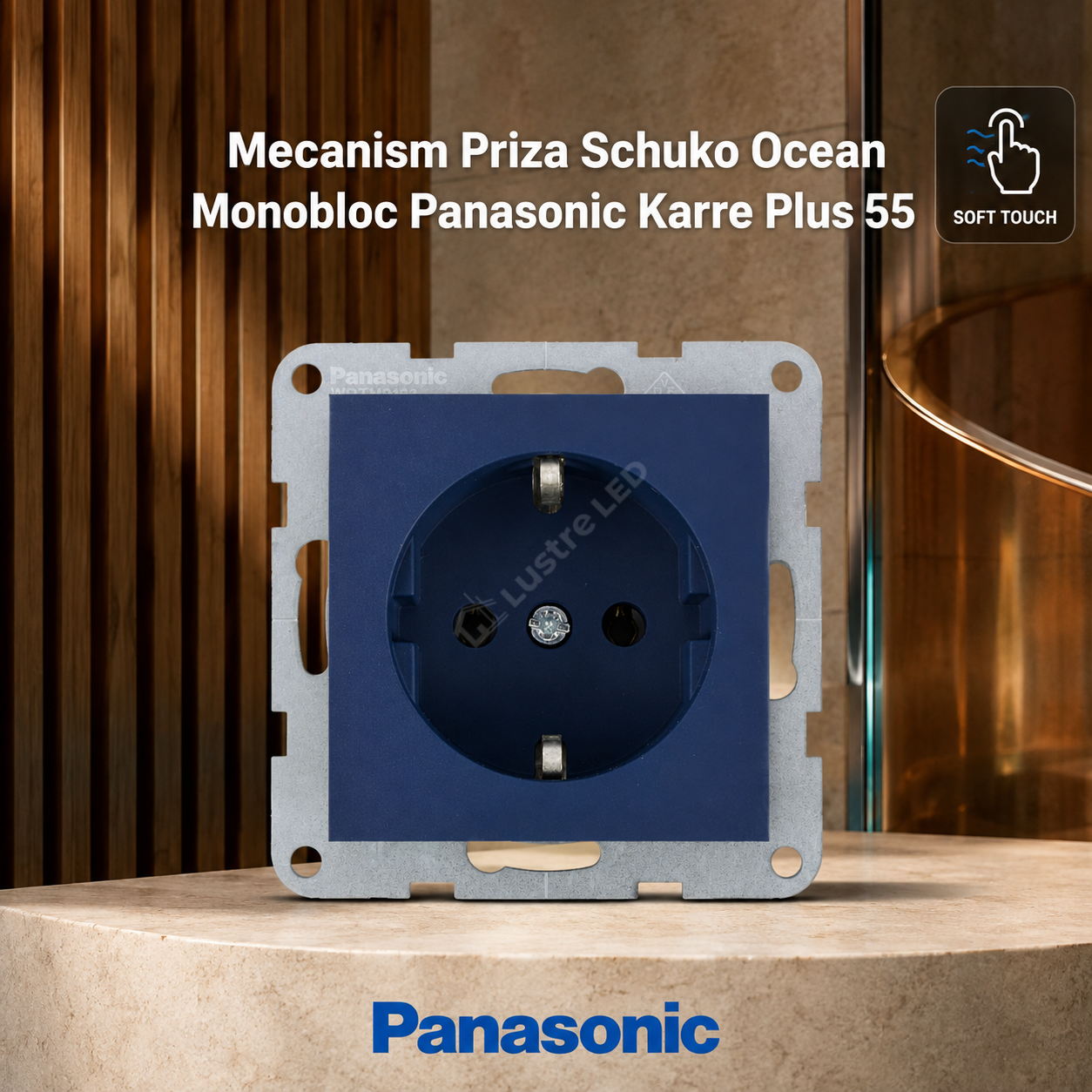 Mecanism Priza Schuko Ocean Monobloc Panasonic Karre Plus 55