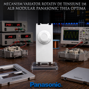 Mecanism Variator Rotativ de Tensiune 1M Alb Modular Panasonic Thea Optima