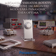 Mecanism Variator Rotativ de Tensiune 1M Argintiu Modular Panasonic Thea Optima