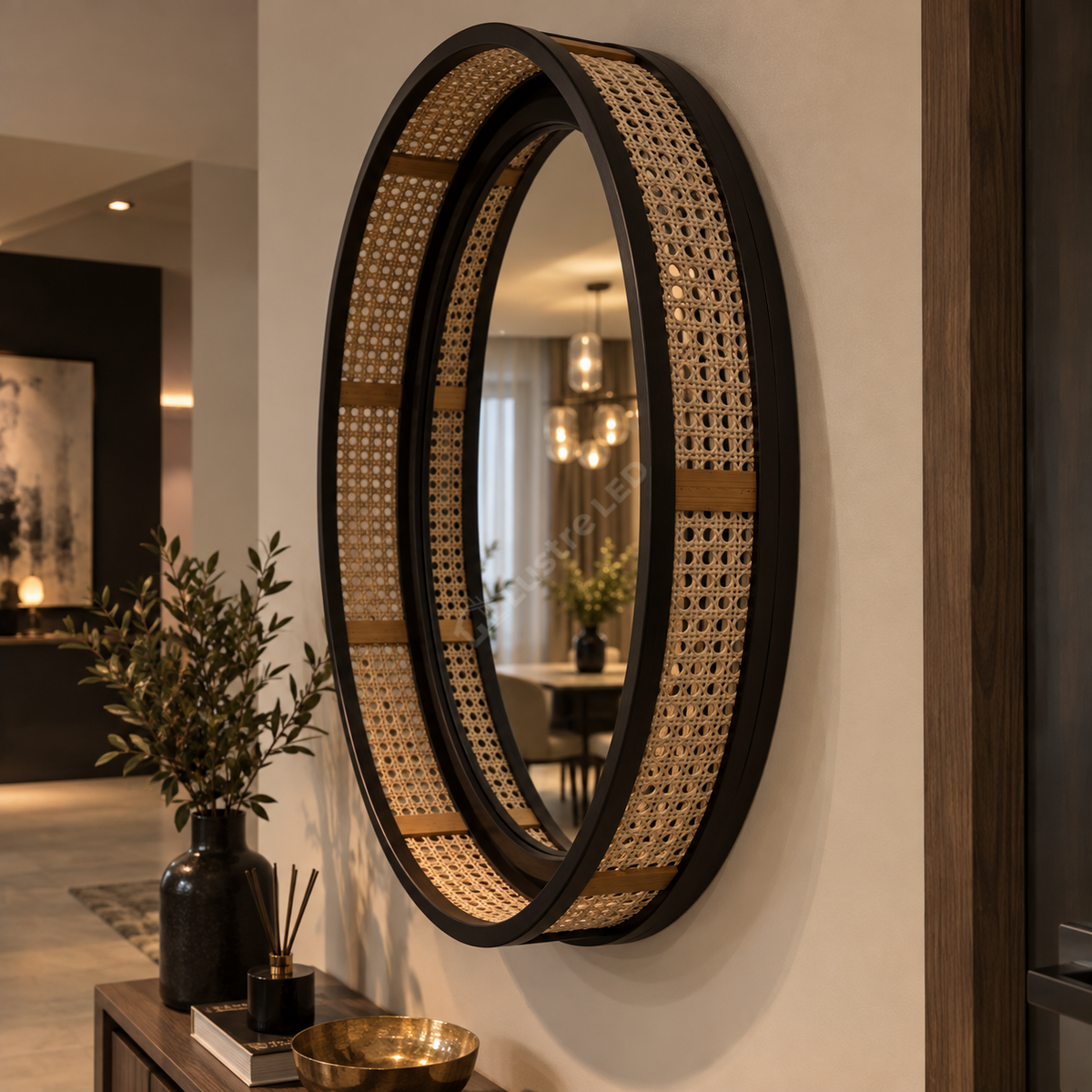 Oglinda Decorativa SAVANNA Black 60cm