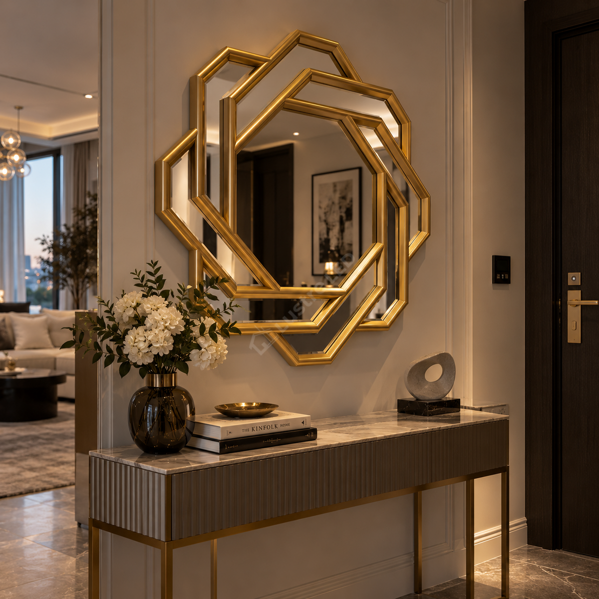 Oglinda Decorativa VERSAILLES Gold 60cm