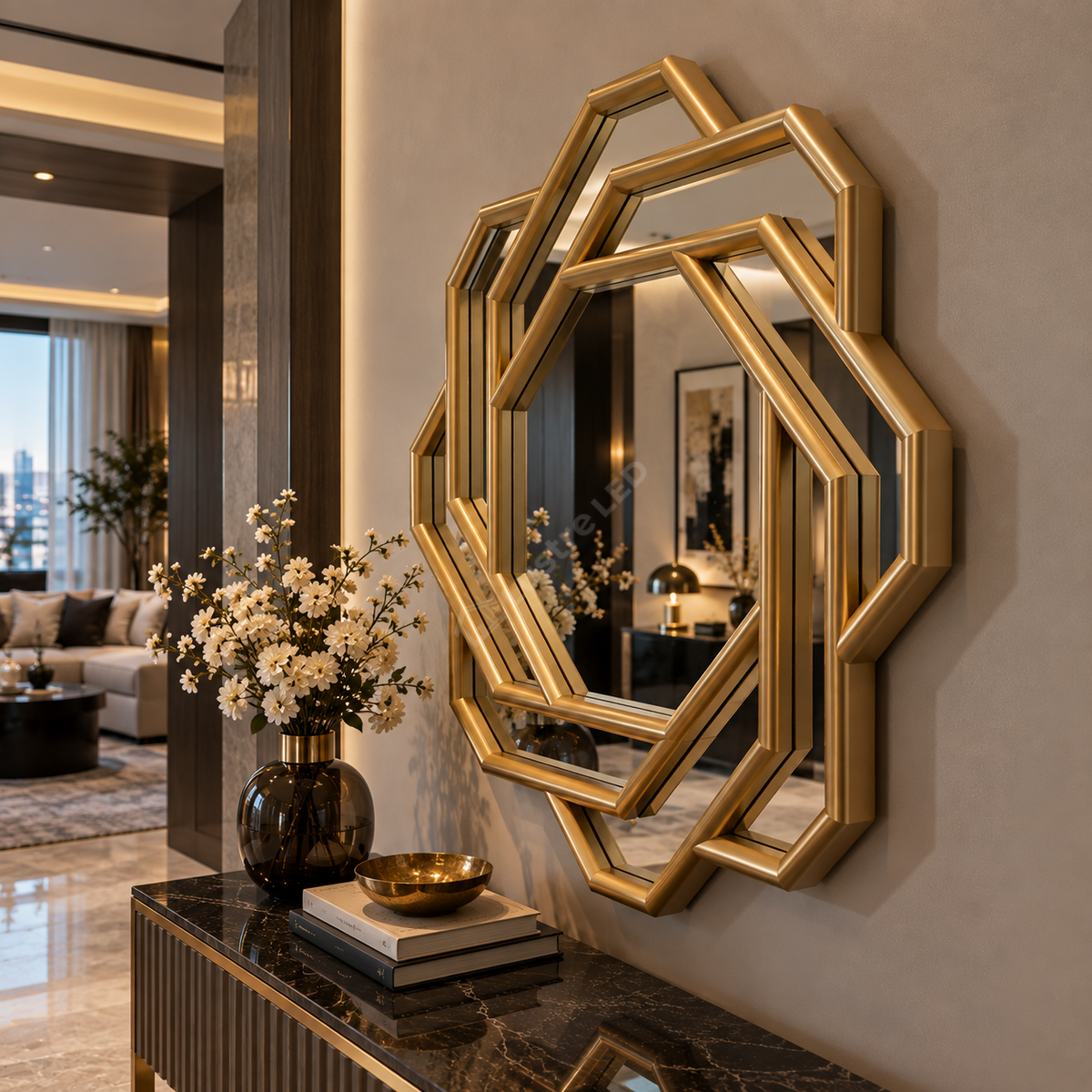 Oglinda Decorativa VERSAILLES Gold 60cm