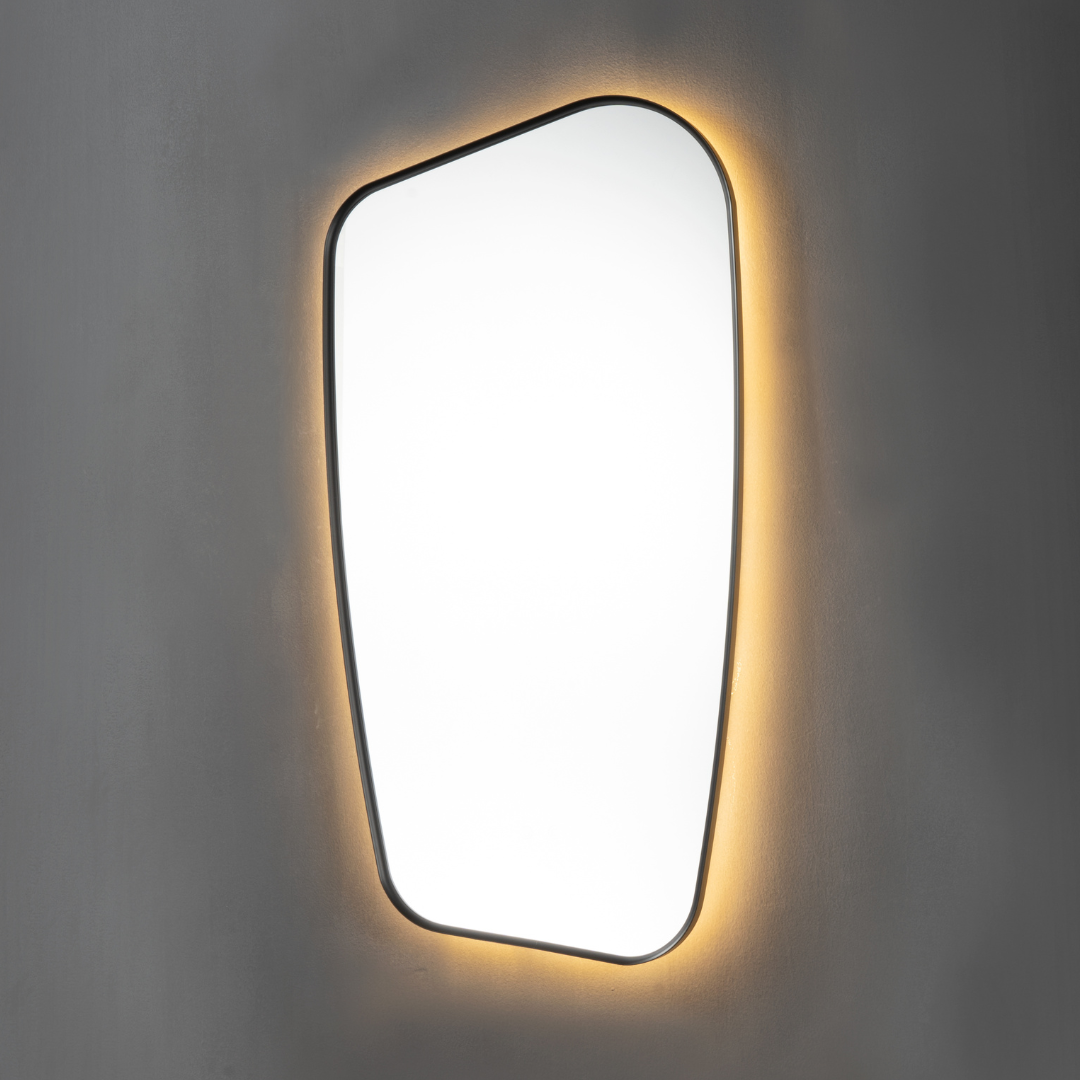 Oglinda LED ALICANTE Black 70x110CM 3 Lumini si Touch