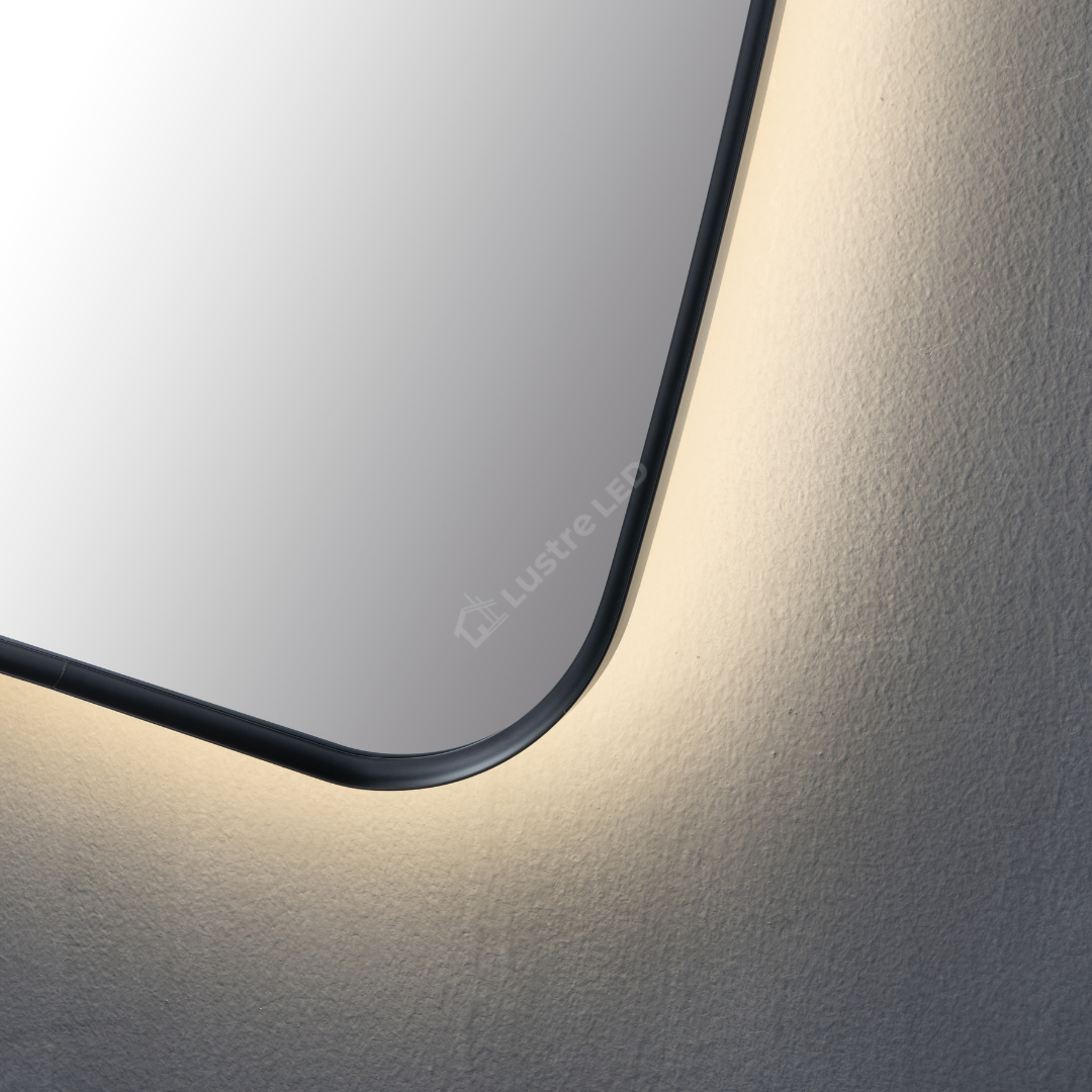Oglinda LED ALICANTE Black 70x110CM 3 Lumini si Touch