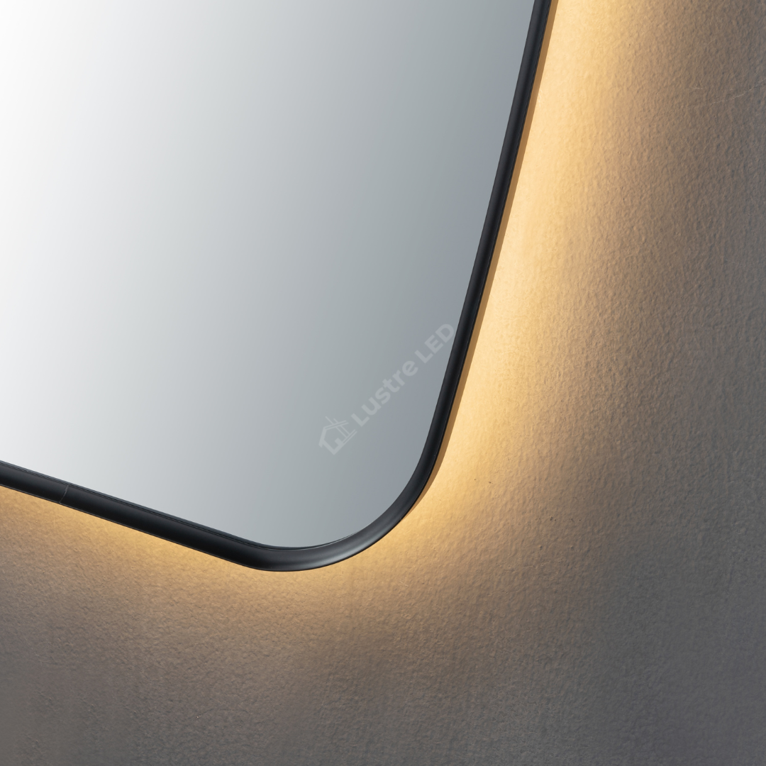 Oglinda LED ALICANTE Black 70x110CM 3 Lumini si Touch