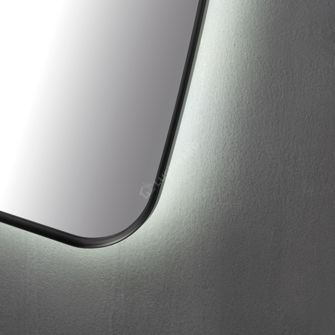 Oglinda LED ALICANTE Black 70x110CM 3 Lumini si Touch