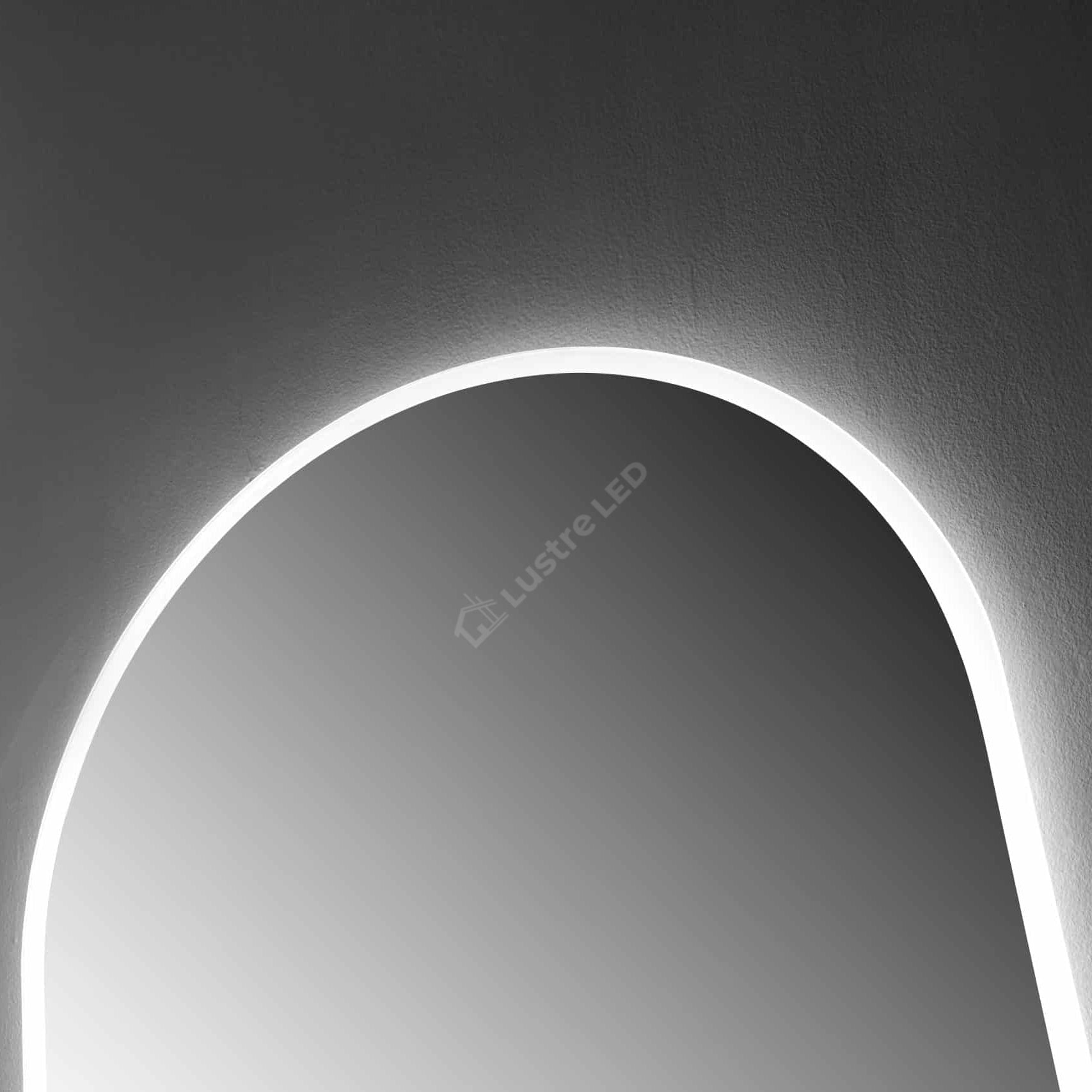 Oglinda LED ARCADIA 75x80CM Forma Arcada FRAMELESS 3 Lumini Dimabila Touch