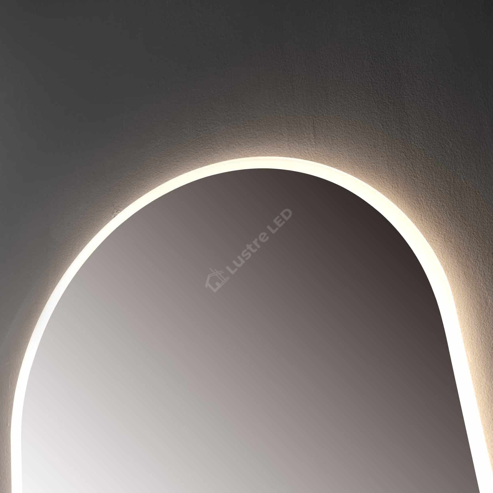 Oglinda LED ARCADIA 75x80CM Forma Arcada FRAMELESS 3 Lumini Dimabila Touch
