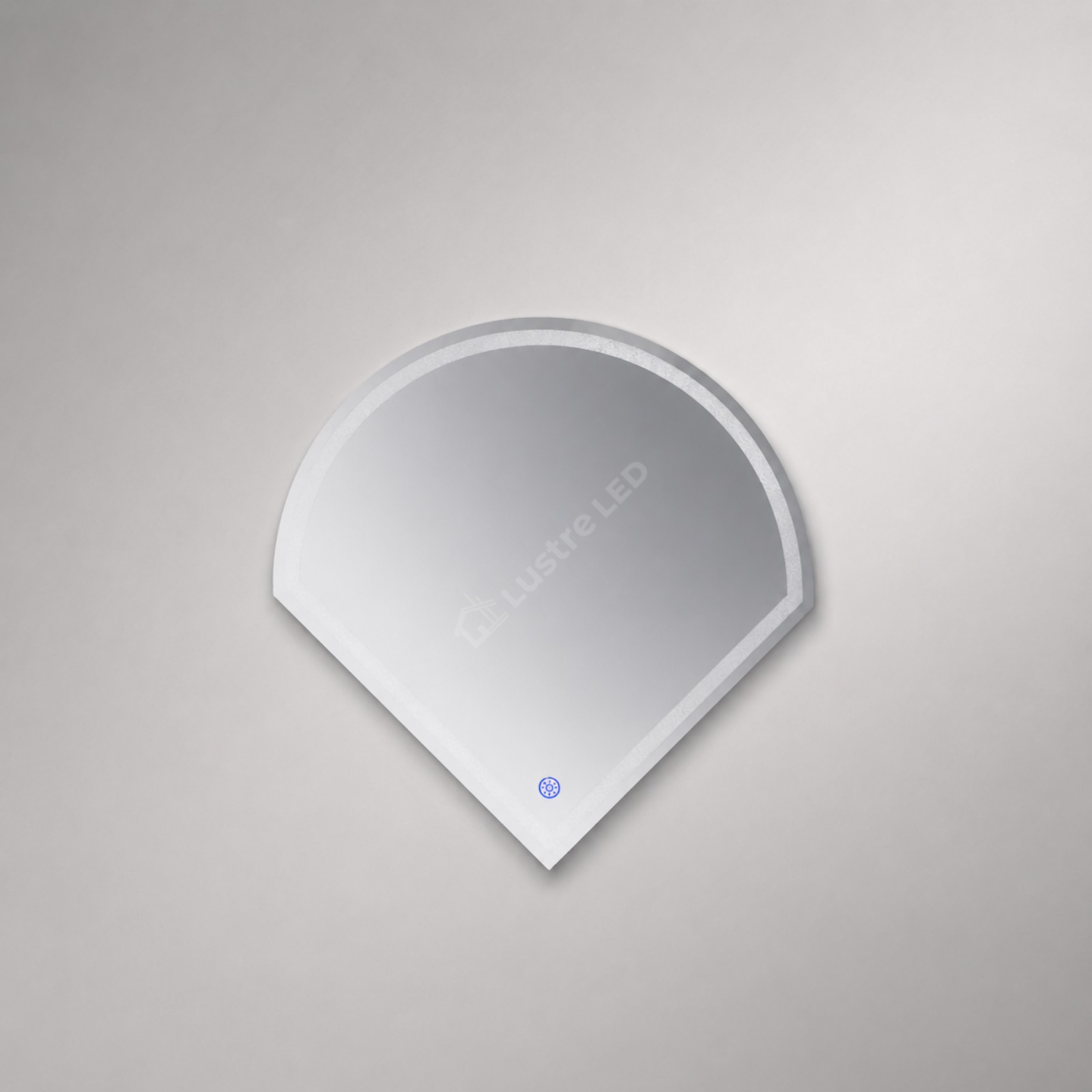 Oglinda LED Astco 2 FRAMELESS Dimabila 90x90CM 3 Lumini Dezaburire si Touch