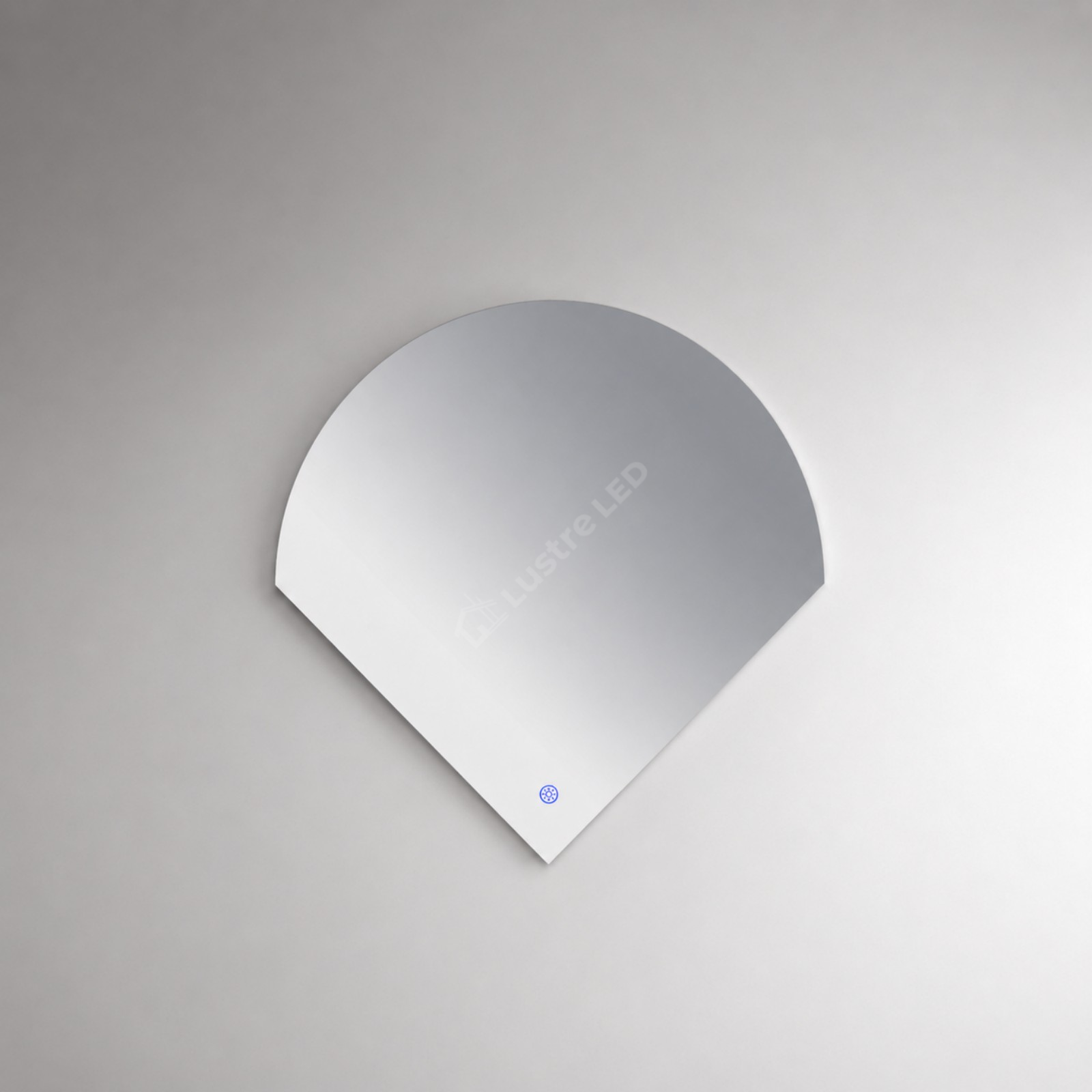 Oglinda LED Astco FRAMELESS Dimabila 90x90CM 3 Lumini Dezaburire si Touch