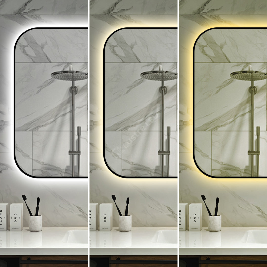 Oglinda LED Dreptunghiulara 100x70cm Functie Dezaburire si Touch