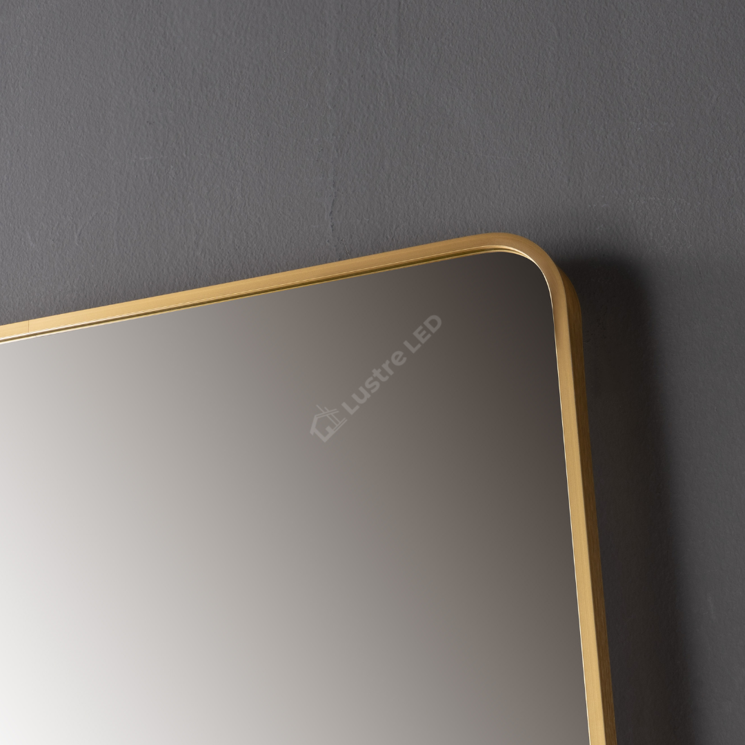Oglinda LED DUBLIN Gold 80x80CM 3 Lumini si Touch
