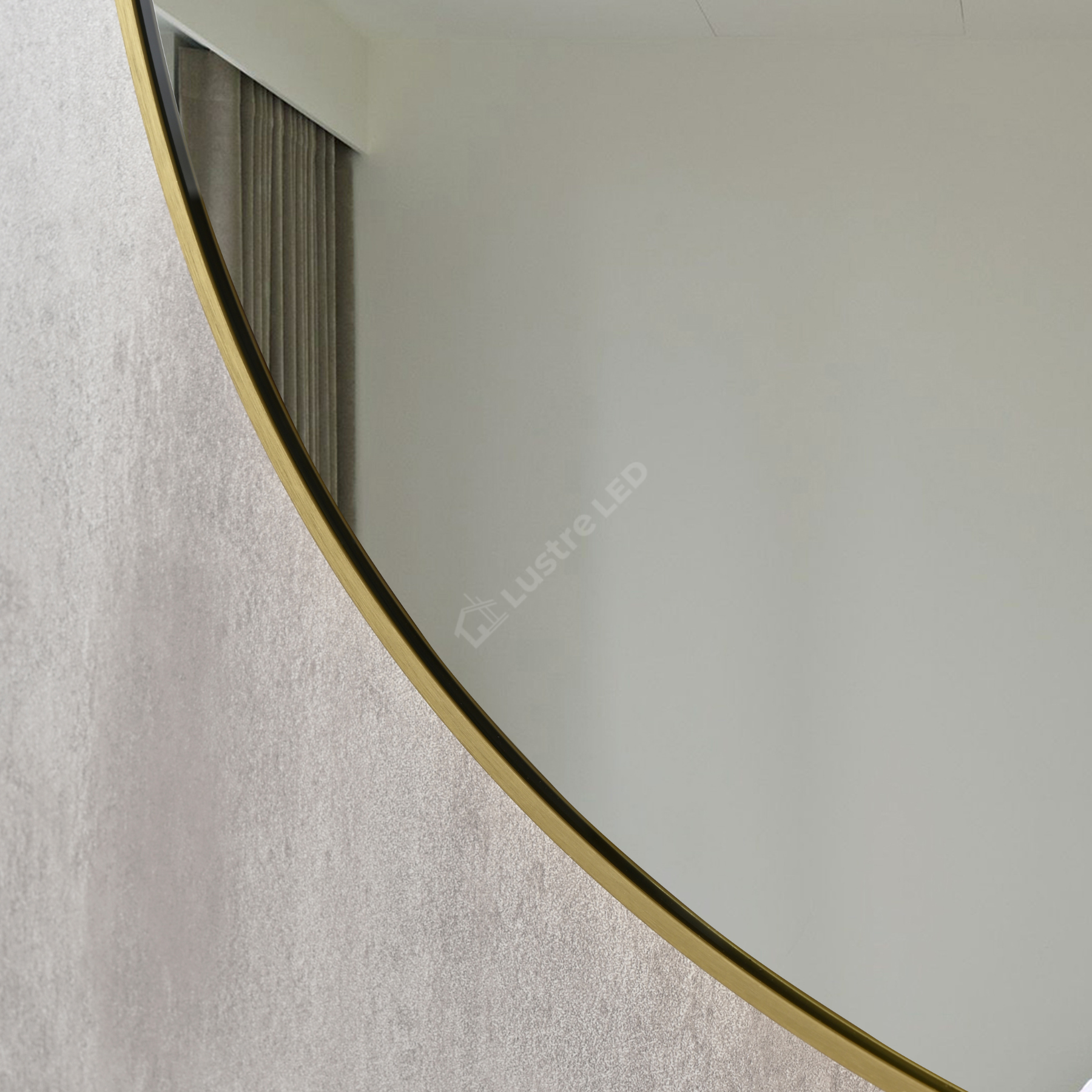 Oglinda LED FORTUNA 60x85CM Slim Gold Senzor Miscare