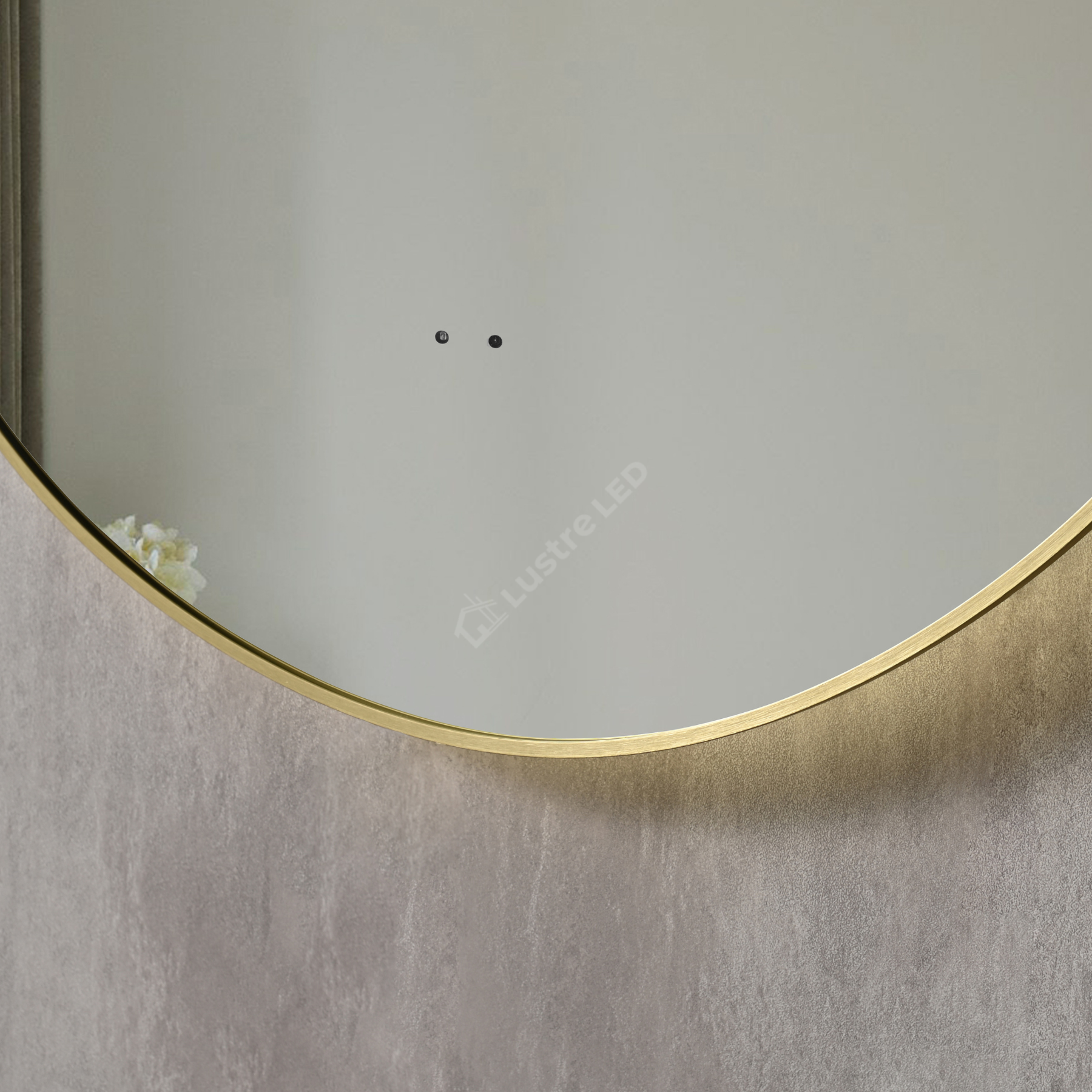 Oglinda LED FORTUNA 60x85CM Slim Gold Senzor Miscare