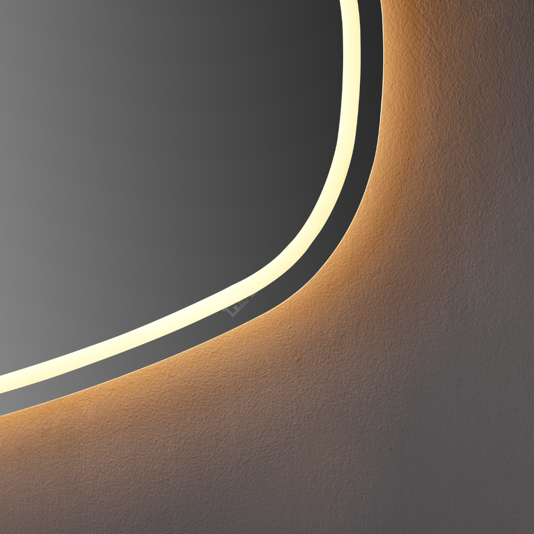 Oglinda LED FRAMELESS ATHENS 150x85CM 3 Lumini si Touch