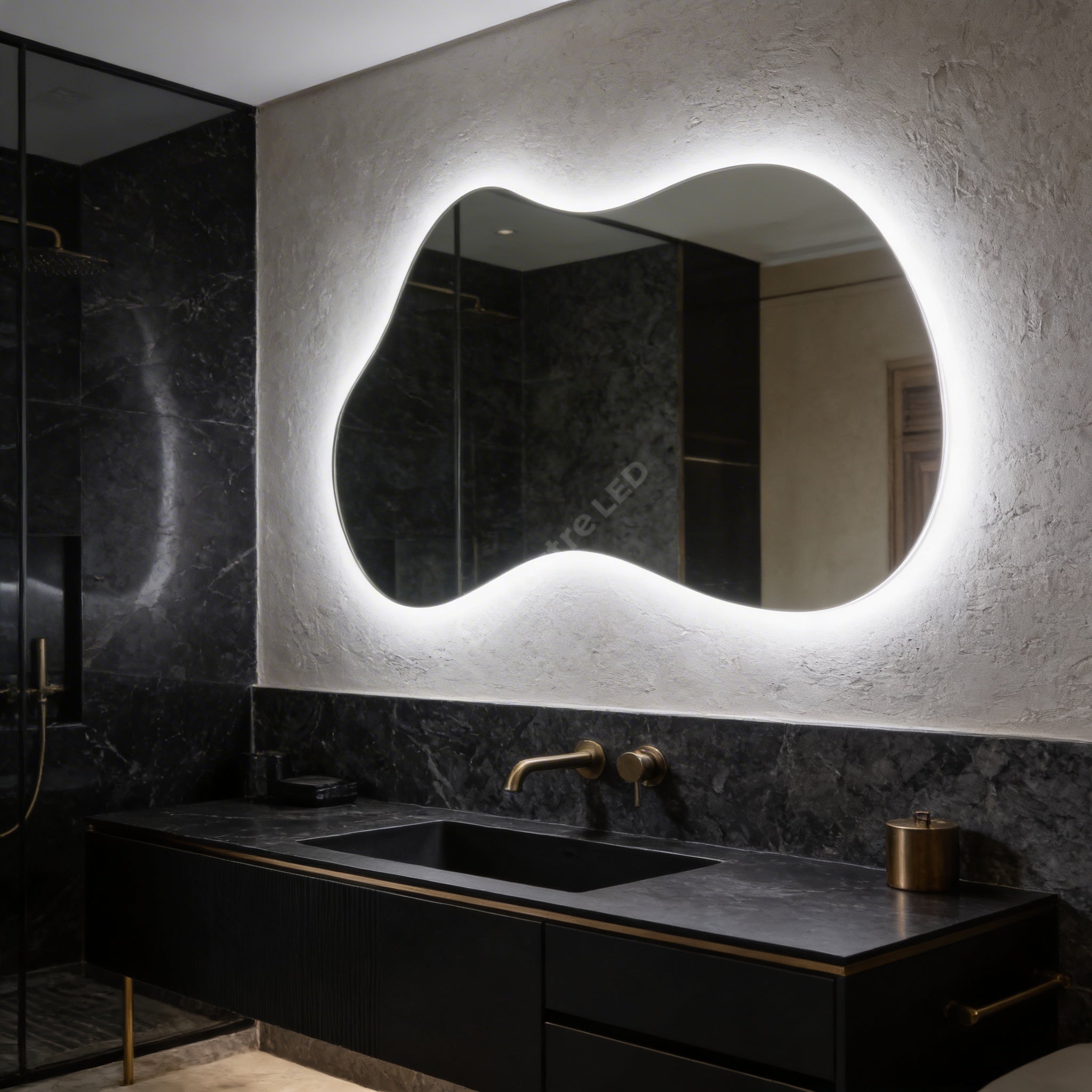 Oglinda LED FRAMELESS BILBAO 140x80cm 3 Lumini si Touch