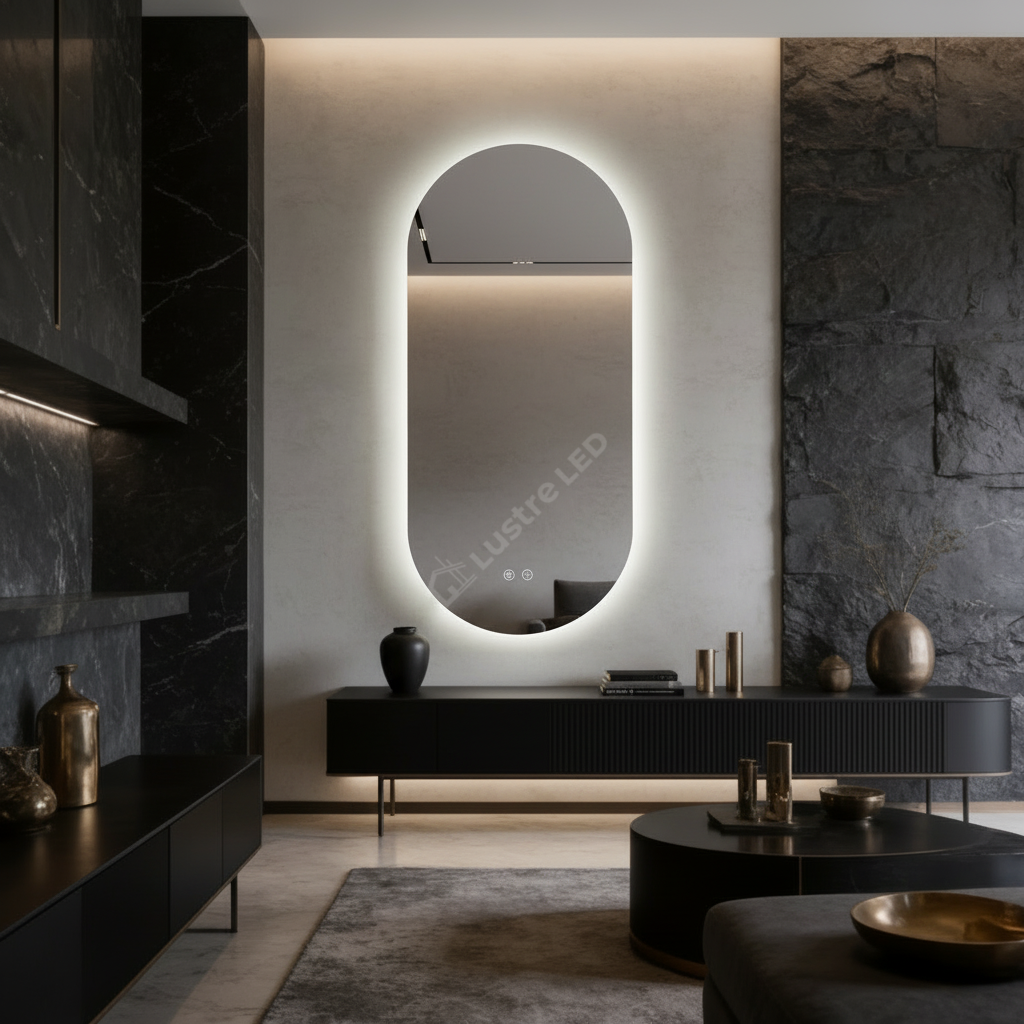 Oglinda LED FRAMELESS SEVILLA 60x100CM 3 Lumini si Touch
