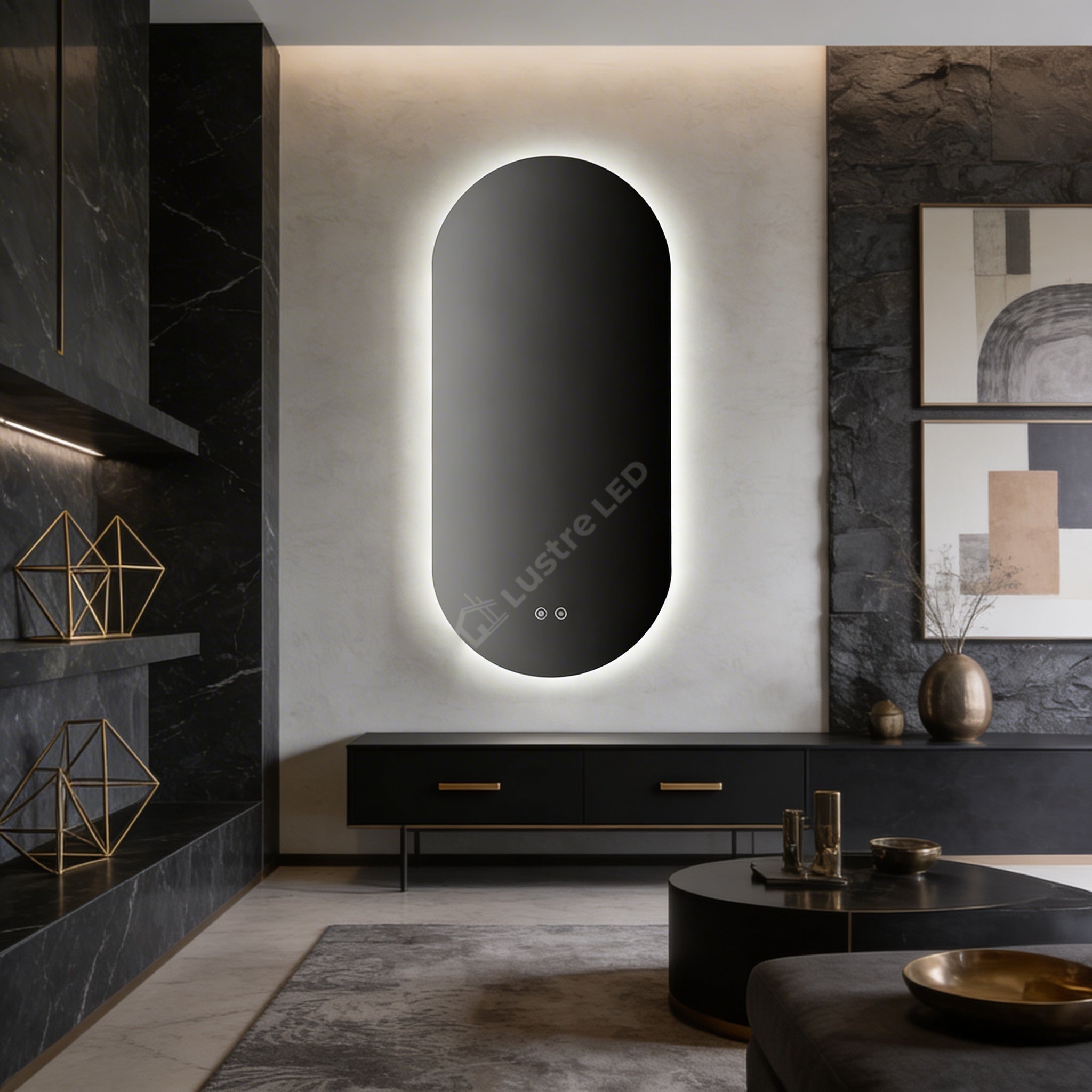 Oglinda LED FRAMELESS SEVILLA 60x100CM 3 Lumini si Touch