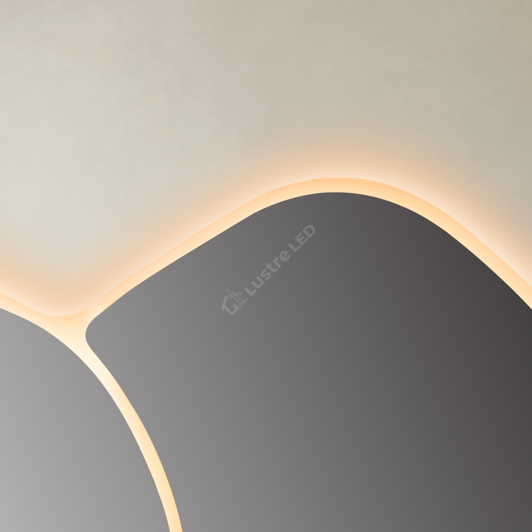 Oglinda LED FRAMELESS VALENCIA 140X80CM 3 Lumini si Touch