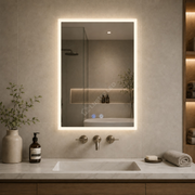 Oglinda LED Fyona FRAMELESS Dimabila 60x80CM 3 Lumini Dezaburire si Touch