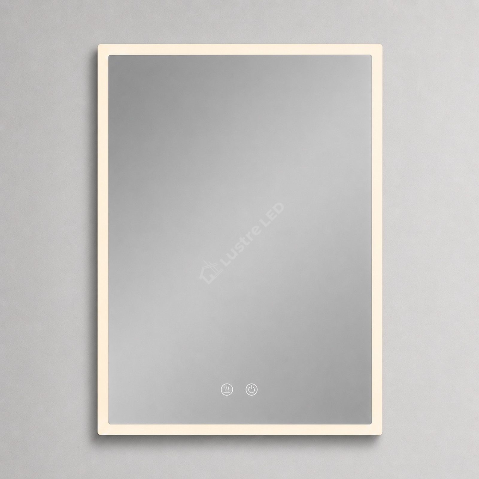 Oglinda LED Fyona FRAMELESS Dimabila 60x80CM 3 Lumini Dezaburire si Touch