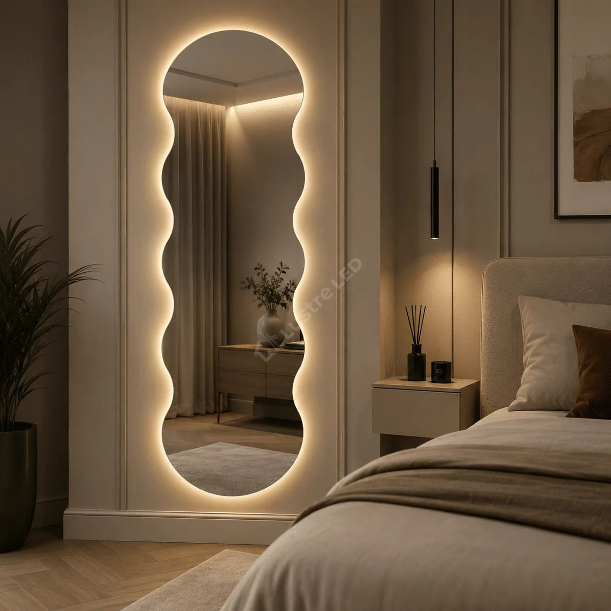 Oglinda LED Keos Frameless 60x120CM 3 Lumini Touch
