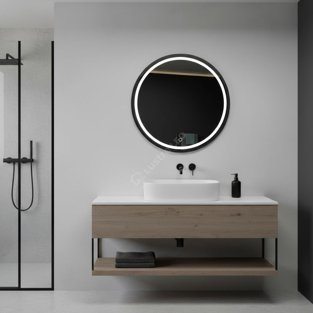 Oglinda LED Rotunda 80cm Touch LED MIRROR