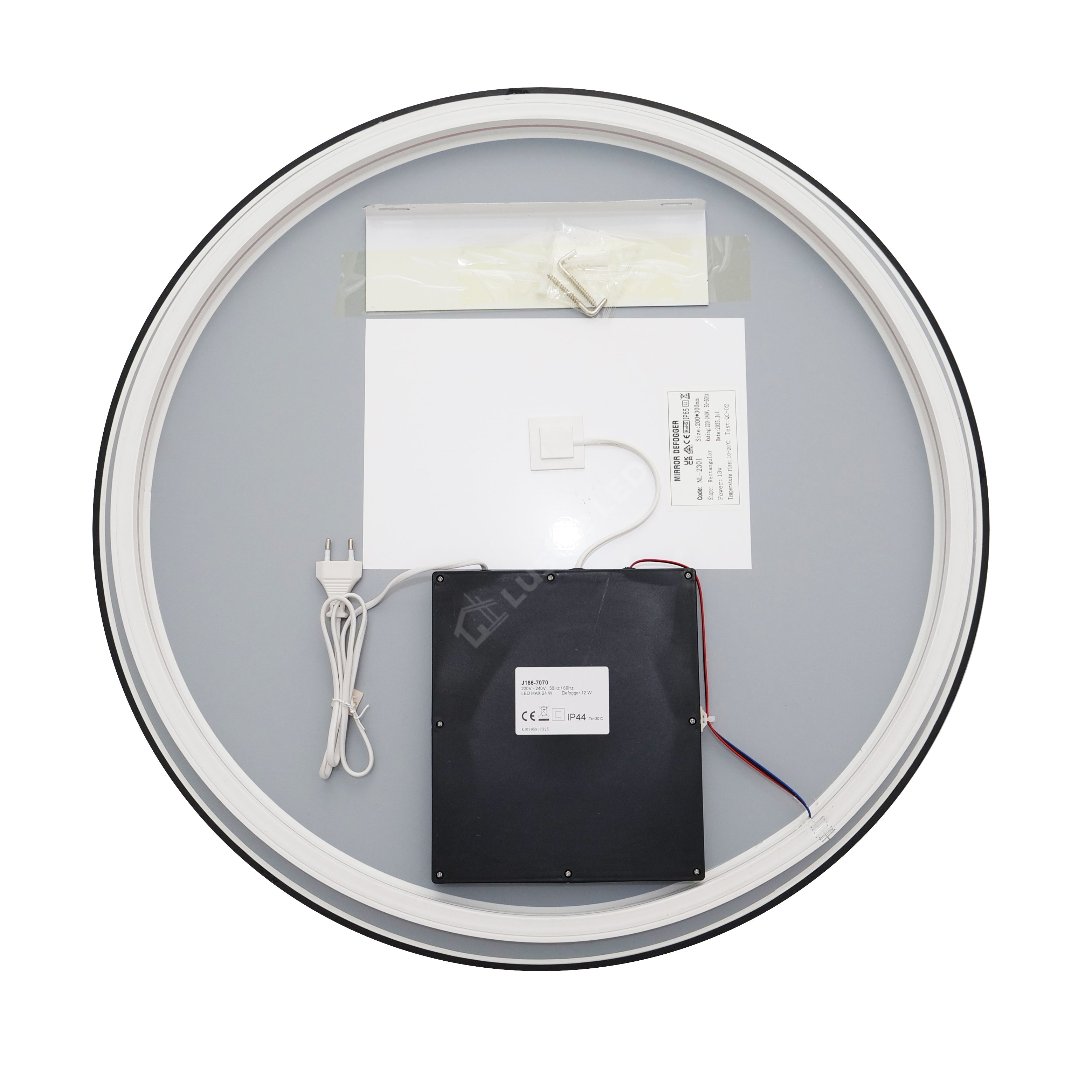 Oglinda LED Rotunda Ø70cm Functie Dezaburire si Touch LED MIRROR