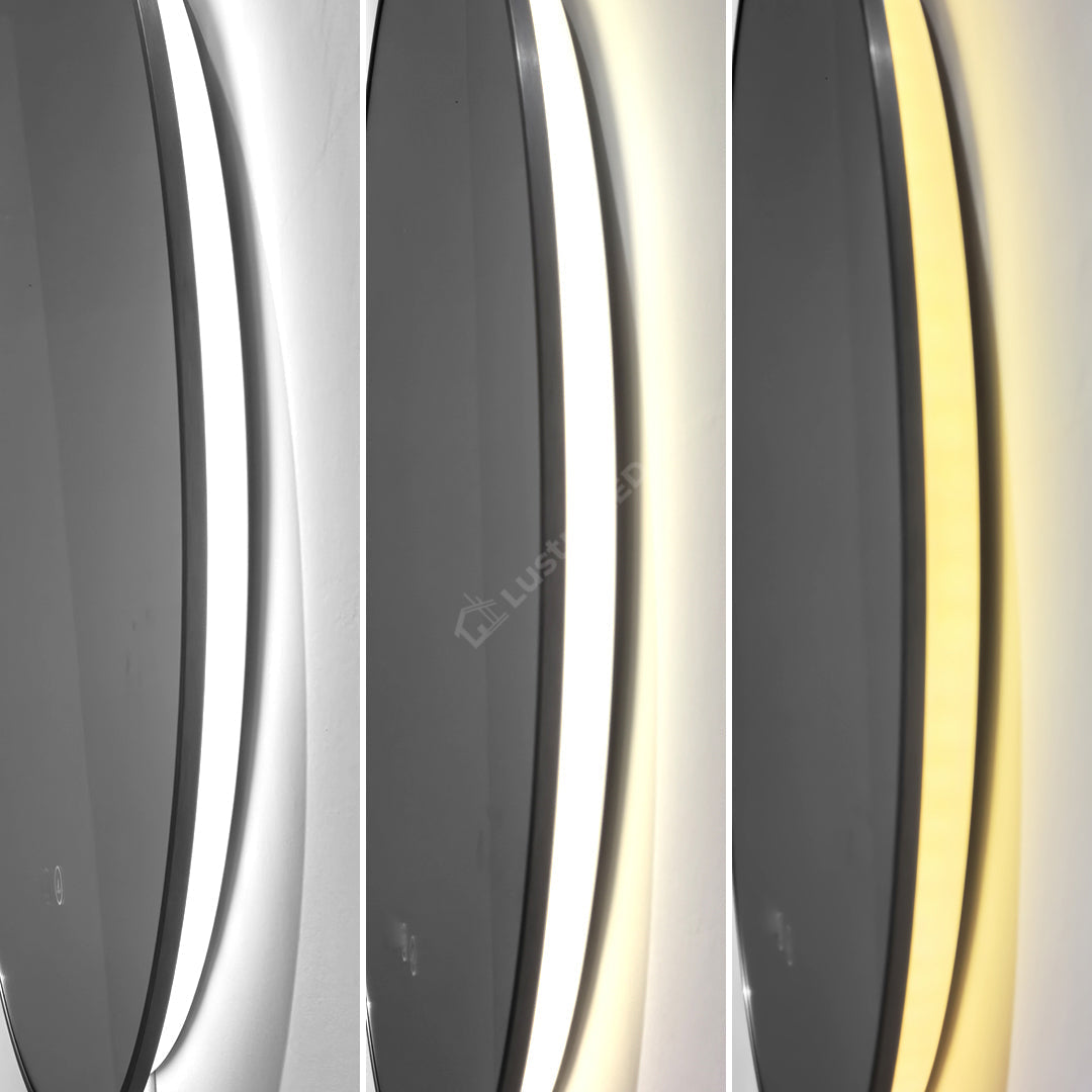 Oglinda LED Rotunda Ø70cm Functie Dezaburire si Touch LED MIRROR