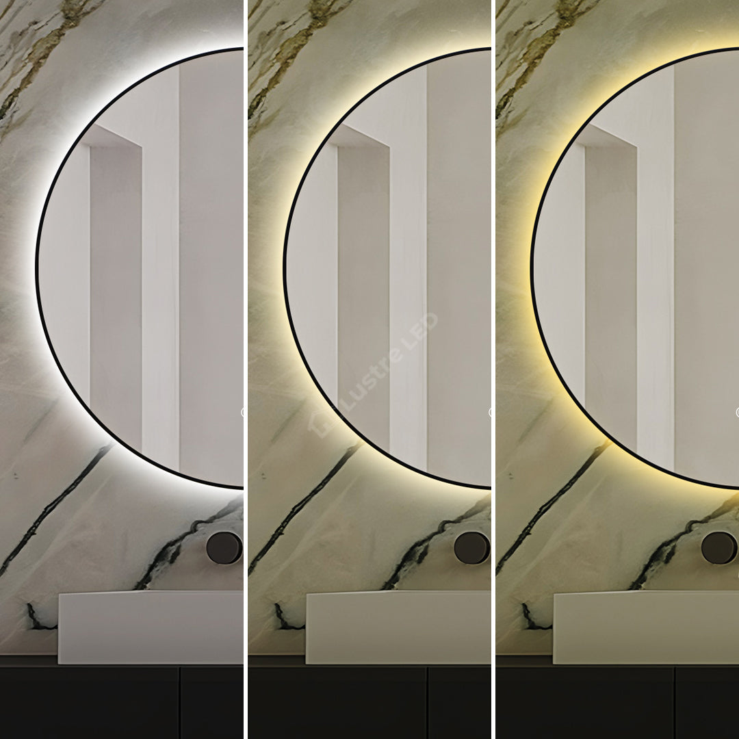 Oglinda LED Rotunda Ø70cm Functie Dezaburire si Touch LED MIRROR