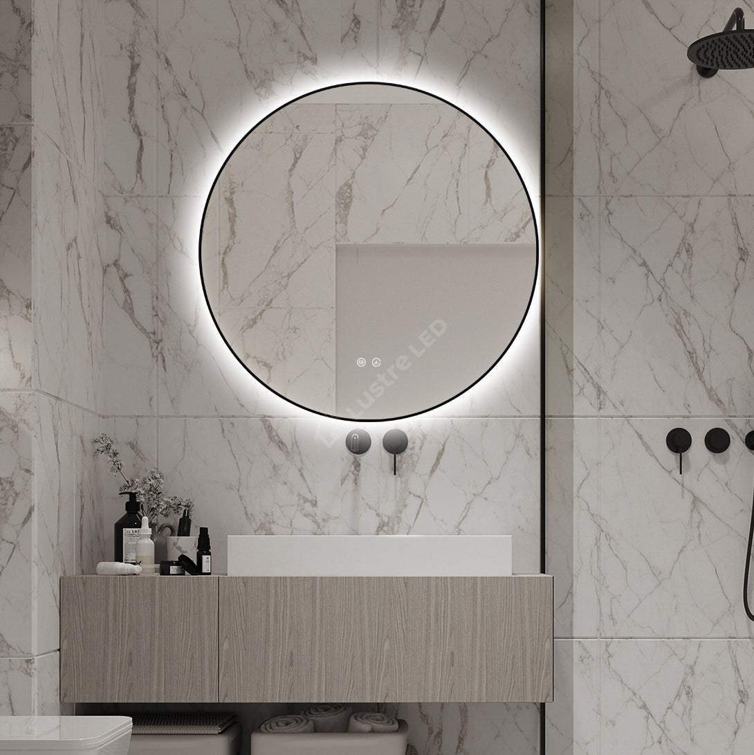Oglinda LED Rotunda Ø70cm Functie Dezaburire si Touch LED MIRROR