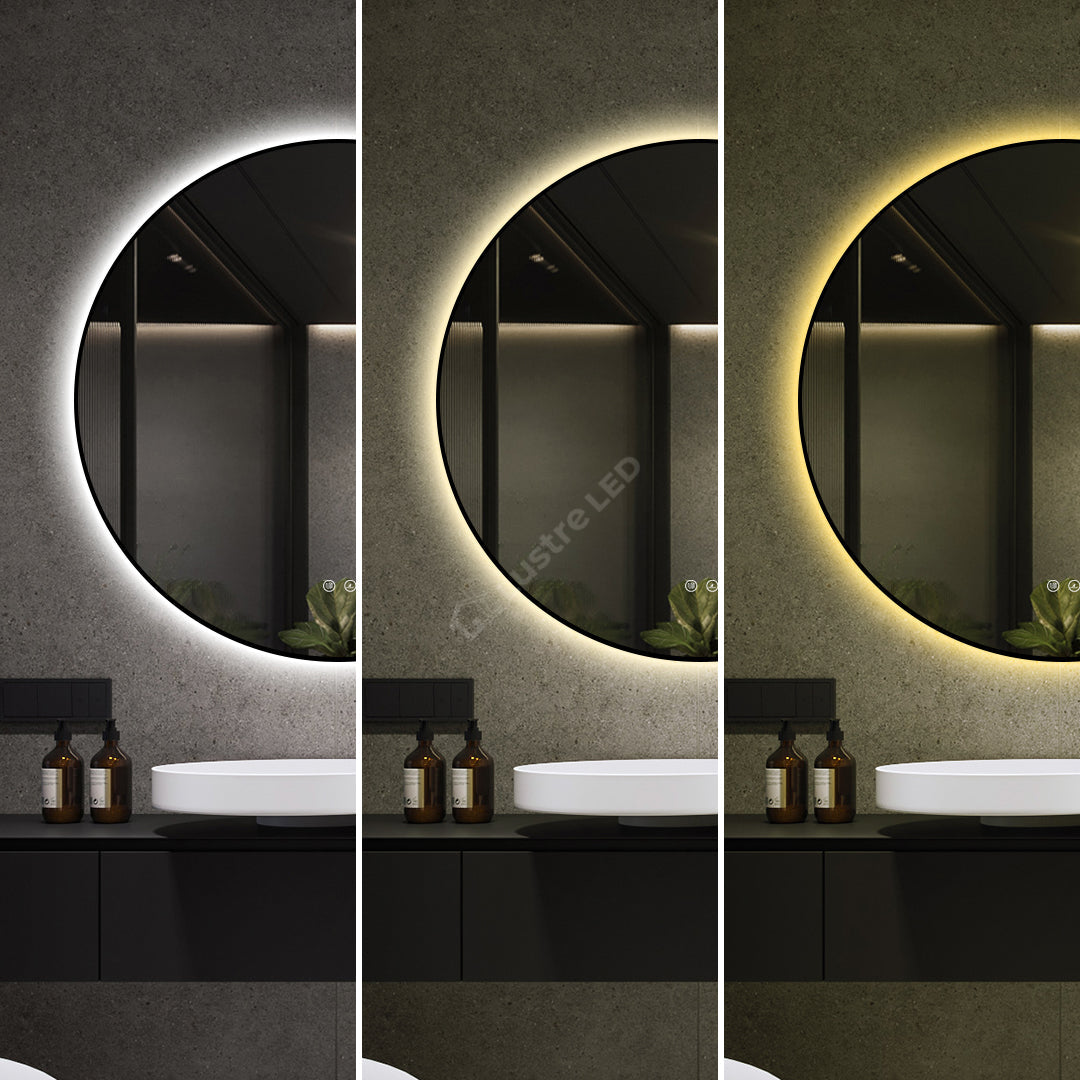 Oglinda LED Rotunda Ø80cm Functie Dezaburire si Touch LED MIRROR