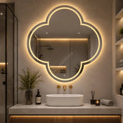 Oglinda LED Sero 70x70CM 3 Lumini Dezaburire si Touch