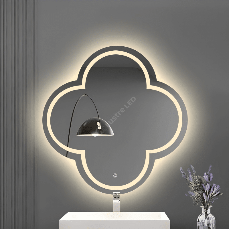 Oglinda LED Sero 70x70CM 3 Lumini Dezaburire si Touch